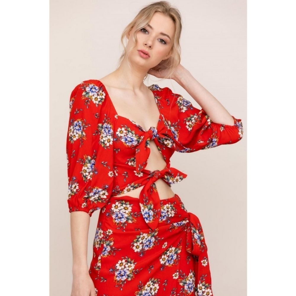 Yumi Kim Mi Amor Tie Front Top